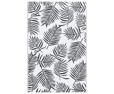 Lauko kilimas, baltos ir juodos spalvos, 160x230cm, PP