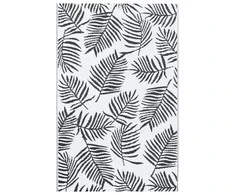 Lauko kilimas, baltos ir juodos spalvos, 120x180cm, PP
