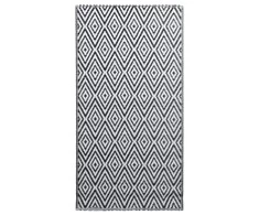 Lauko kilimas, baltos ir juodos spalvos, 190x290cm, PP