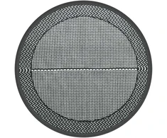 Lauko kilimas, pilkos spalvos, 120cm skersmens, PP