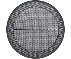 Lauko kilimas, pilkos spalvos, 160cm skersmens, PP