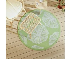 Lauko kilimas, žalios spalvos, 120cm skersmens, PP