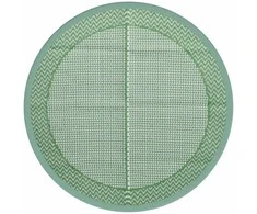 Lauko kilimas, žalios spalvos, 200cm skersmens, PP