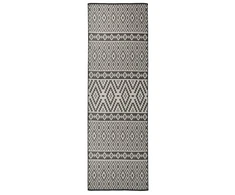 Lauko kilimėlis, juodos spalvos, 80x250cm, plokščio pynimo