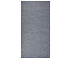 Lauko kilimėlis, mėlynos spalvos, 100x200cm, plokščio pynimo