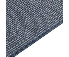 Lauko kilimėlis, mėlynos spalvos, 160x230cm, plokščio pynimo