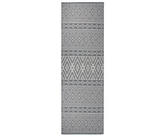 Lauko kilimėlis, mėlynos spalvos, 80x250cm, plokščio pynimo