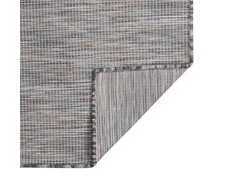 Lauko kilimėlis, rudas ir mėlyna, 80x150cm, plokščio pynimo
