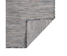Lauko kilimėlis, rudas ir mėlyna, 80x250cm, plokščio pynimo