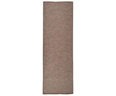 Lauko kilimėlis, rudos spalvos, 80x250cm, plokščio pynimo