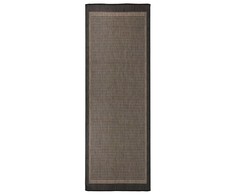 Lauko kilimėlis, tamsiai rudas, 80x250cm, plokščio pynimo