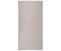 Lauko kilimėlis, taupe spalvos, 100x200cm, plokščio pynimo