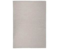Lauko kilimėlis, taupe spalvos, 160x230cm, plokščio pynimo
