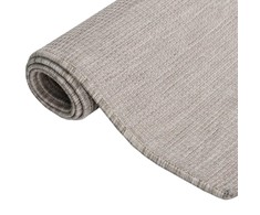 Lauko kilimėlis, taupe spalvos, 80x150cm, plokščio pynimo
