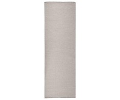 Lauko kilimėlis, taupe spalvos, 80x250cm, plokščio pynimo
