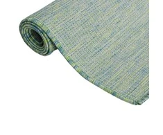 Lauko kilimėlis, turkio spalvos, 160x230cm, plokščio pynimo