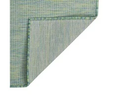 Lauko kilimėlis, turkio spalvos, 160x230cm, plokščio pynimo
