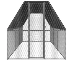 Lauko narvas viščiukams, 2x6x2m, galvanizuotas plienas