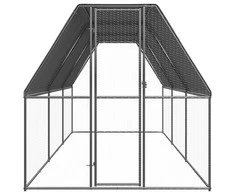 Lauko narvas viščiukams, 2x6x2m, galvanizuotas plienas