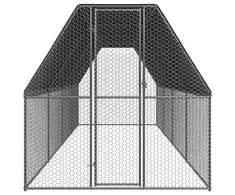 Lauko narvas viščiukams, 2x8x2m, galvanizuotas plienas