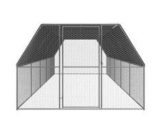 Lauko narvas viščiukams, 3x10x2m, galvanizuotas plienas