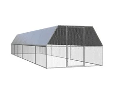 Lauko narvas viščiukams, 3x12x2m, galvanizuotas plienas