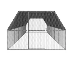 Lauko narvas viščiukams, 3x12x2m, galvanizuotas plienas