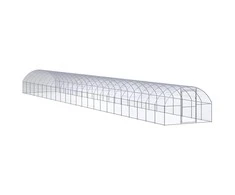 Lauko narvas viščiukams, 3x24x2m, galvanizuotas plienas