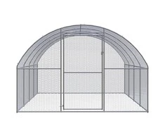 Lauko narvas viščiukams, 3x4x2m, galvanizuotas plienas
