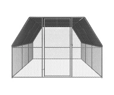 Lauko narvas viščiukams, 3x6x2m, galvanizuotas plienas