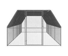 Lauko narvas viščiukams, 3x8x2m, galvanizuotas plienas