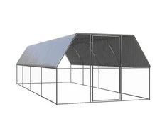 Lauko narvas viščiukams, 3x8x2m, galvanizuotas plienas