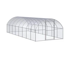 Lauko narvas viščiukams, 3x8x2m, galvanizuotas plienas
