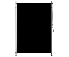 Lauko roletas, antracito spalvos, 150x270cm