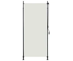 Lauko roletas, kreminės spalvos, 100x270cm