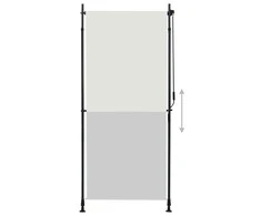 Lauko roletas, kreminės spalvos, 100x270cm