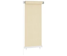Lauko roletas, kreminės spalvos, 60x140cm, HDPE