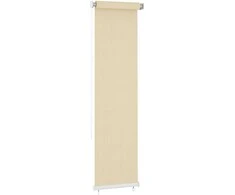 Lauko roletas, kreminės spalvos, 60x230cm, HDPE