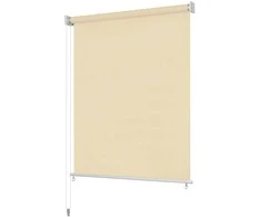 Lauko roletas, kreminės spalvos, 80x140cm, HDPE