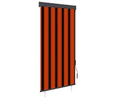 Lauko roletas, oranžinės ir rudos spalvų, 100x250cm