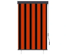 Lauko roletas, oranžinės ir rudos spalvų, 100x250cm