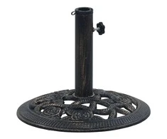 Lauko skėčio pagrindas, juoda ir bronza, 9kg, 40cm, ketus