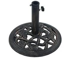Lauko skėčio pagrindas, juoda ir bronza, 9kg, 40cm, ketus