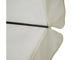 Skėtis nuo saulės, baltos spalvos, 500cm, aliuminis