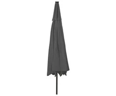 Sodo skėtis nuo saulės su LED lemputėmis, antracito, 400cm