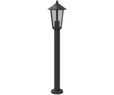 Lauko šviestuvas, 3vnt., juodas, 80cm, nerūdijantis plienas