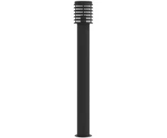 Lauko šviestuvas, juodos spalvos, 110cm, nerūdijantis plienas