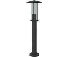 Lauko šviestuvas, juodos spalvos, 60cm, nerūdijantis plienas