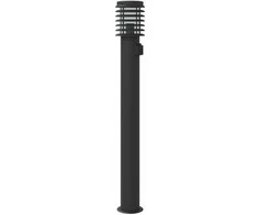 Lauko šviestuvas su išvedimu, juodas, 110cm, plienas
