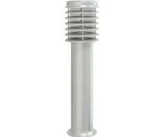 Lauko šviestuvas su išvedimu, sidabrinis, 60cm, plienas